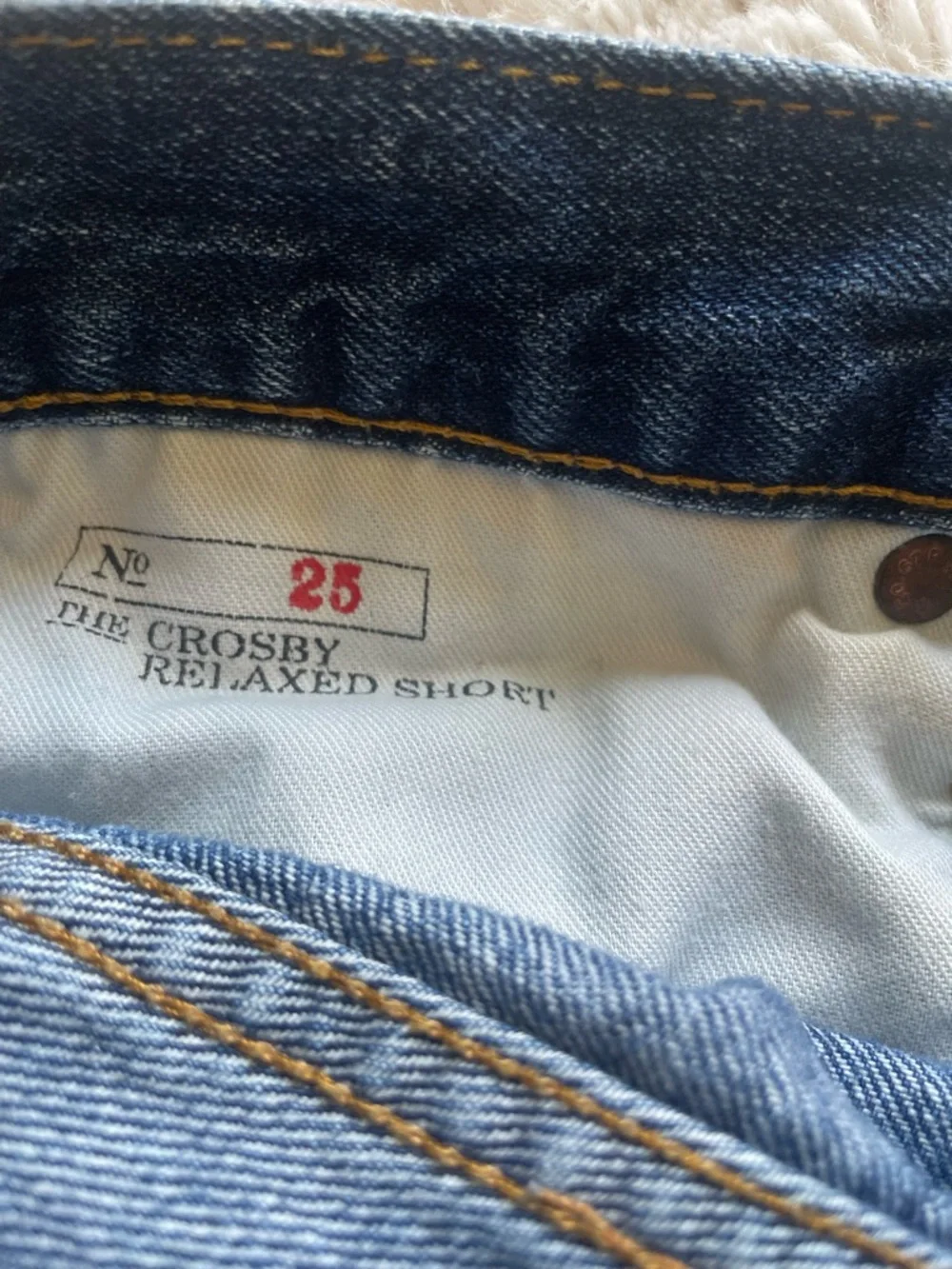 Polo by Ralph Lauren Blue Distressed Denim Cutoff Shorts - Picture 3 of 3